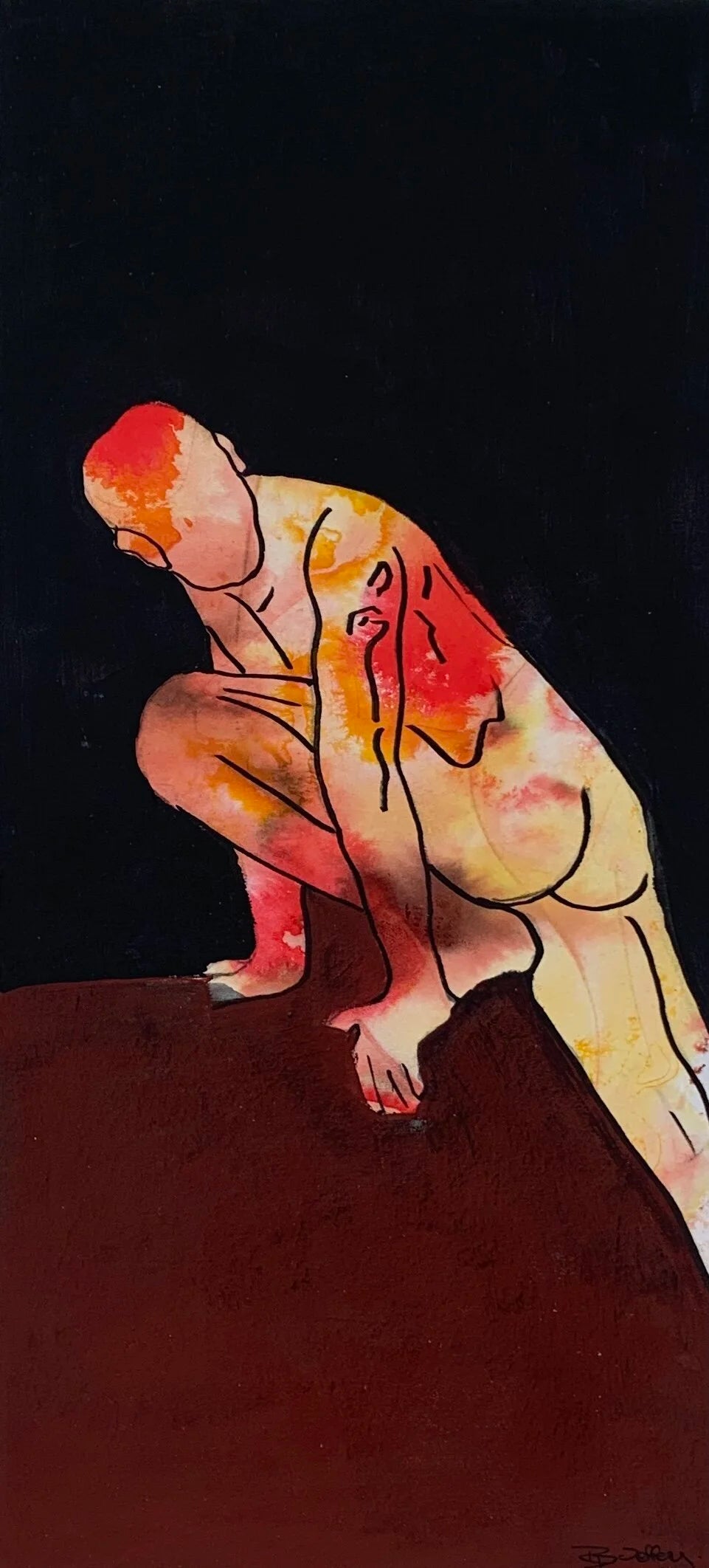 Climber Red by Rachel Jeffery