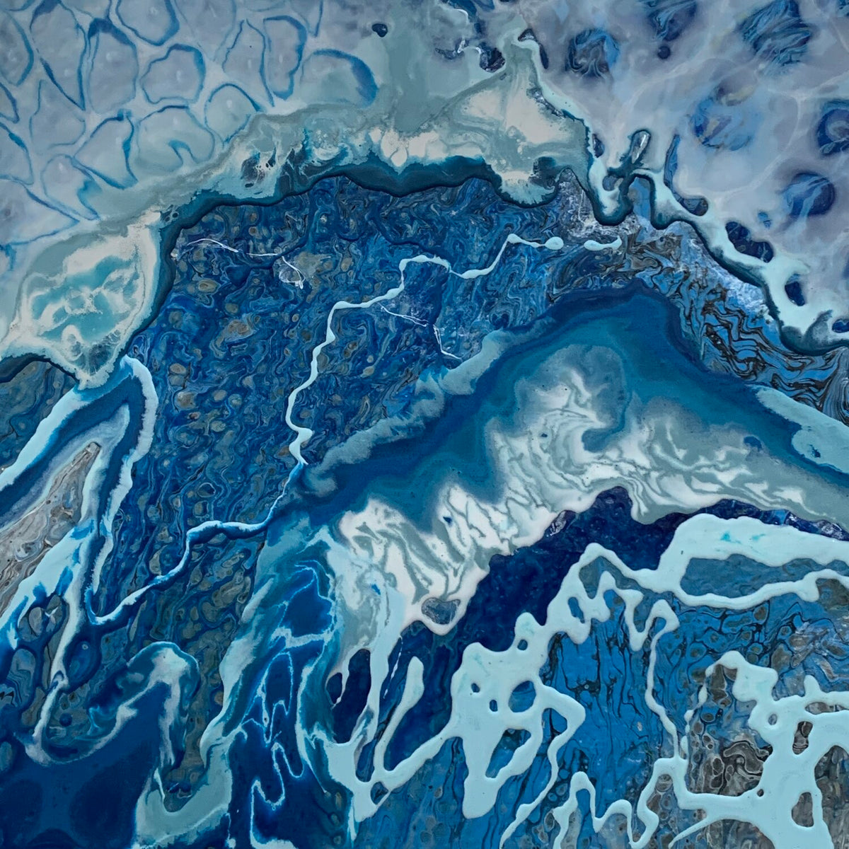 Glacier From Above by Rachel Jeffery