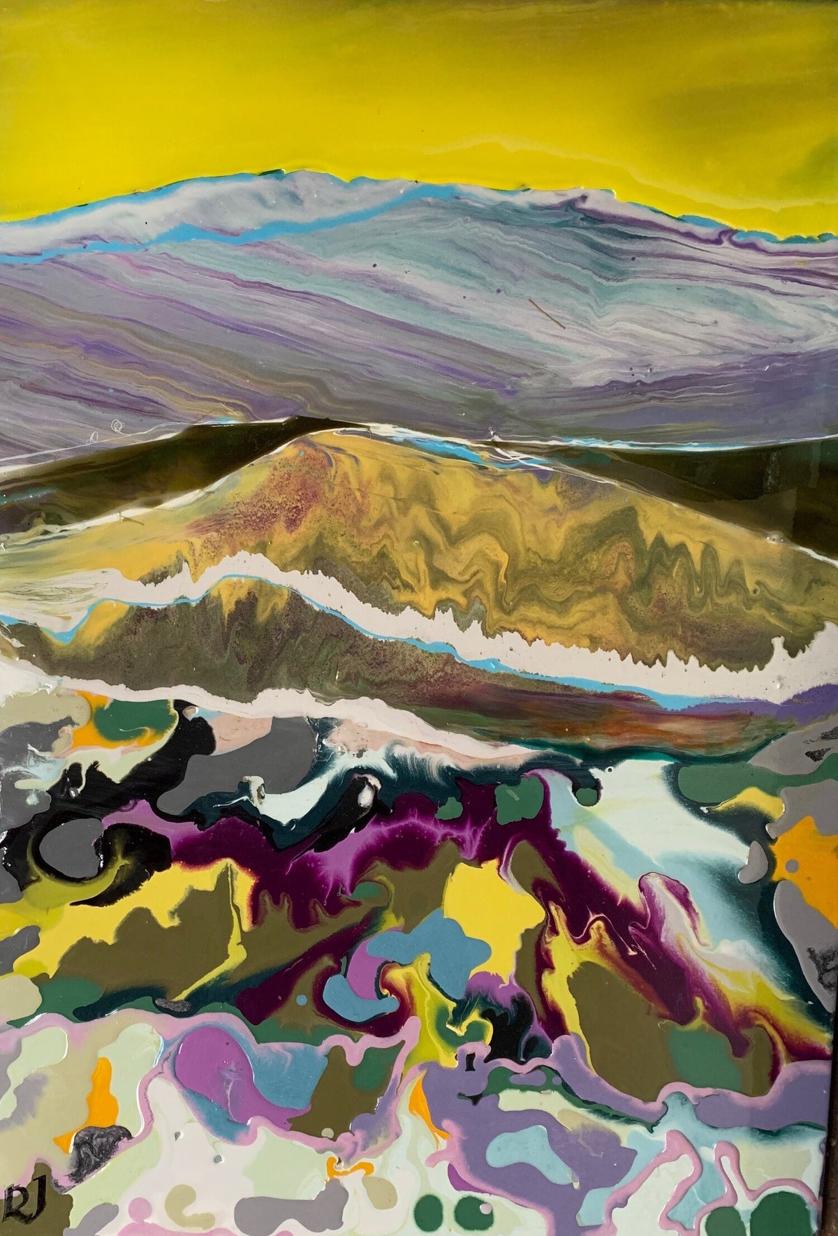 Gorse And Heather by Rachel Jeffery