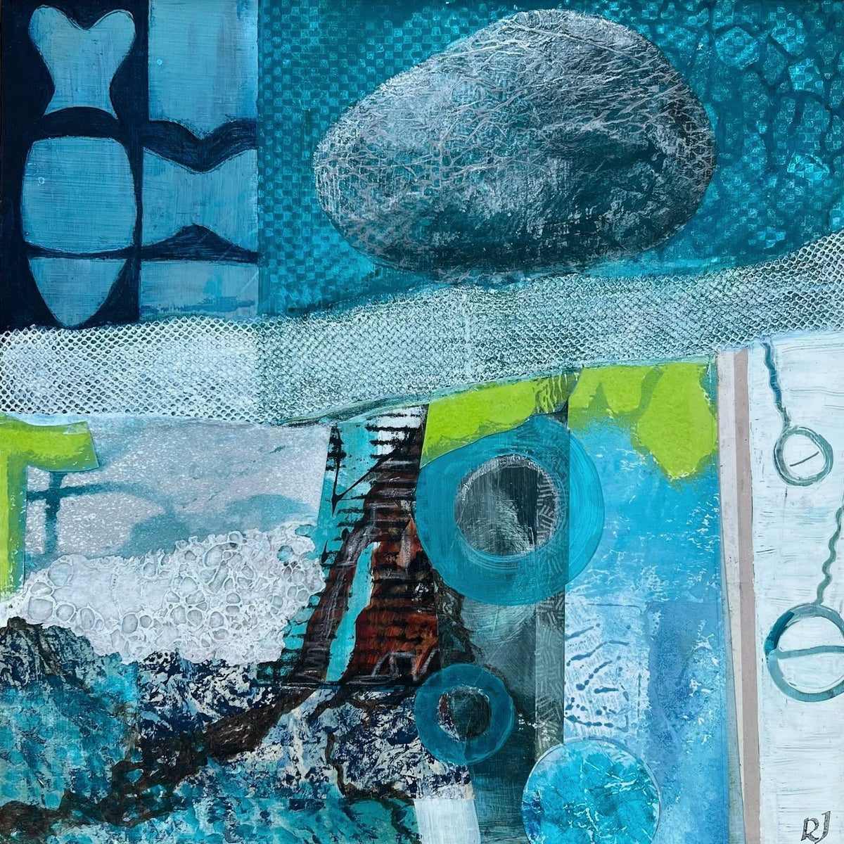 Harbour Walls 2 by Rachel Jeffery