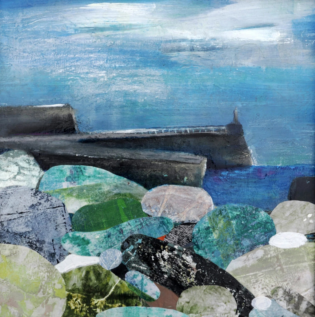 Harbour With Pebbles by Rachel Jeffery