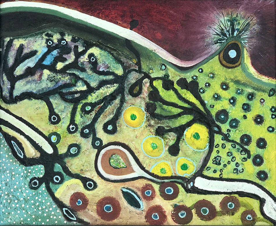 Rock Pool With Barnacles by Rachel Jeffery