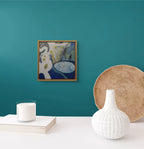 Cove With Large Boulder by Rachel Jeffery