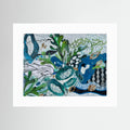 On the Harbour Wall. Paper Print 