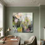Flower Arrangement with Orchid. Canvas Print