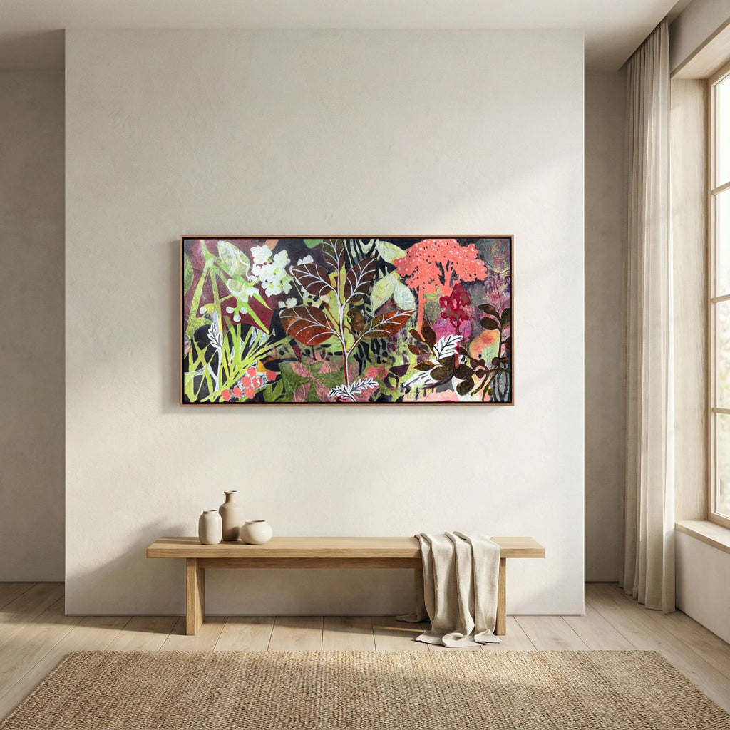 In Amongst the Foliage .Canvas Print
