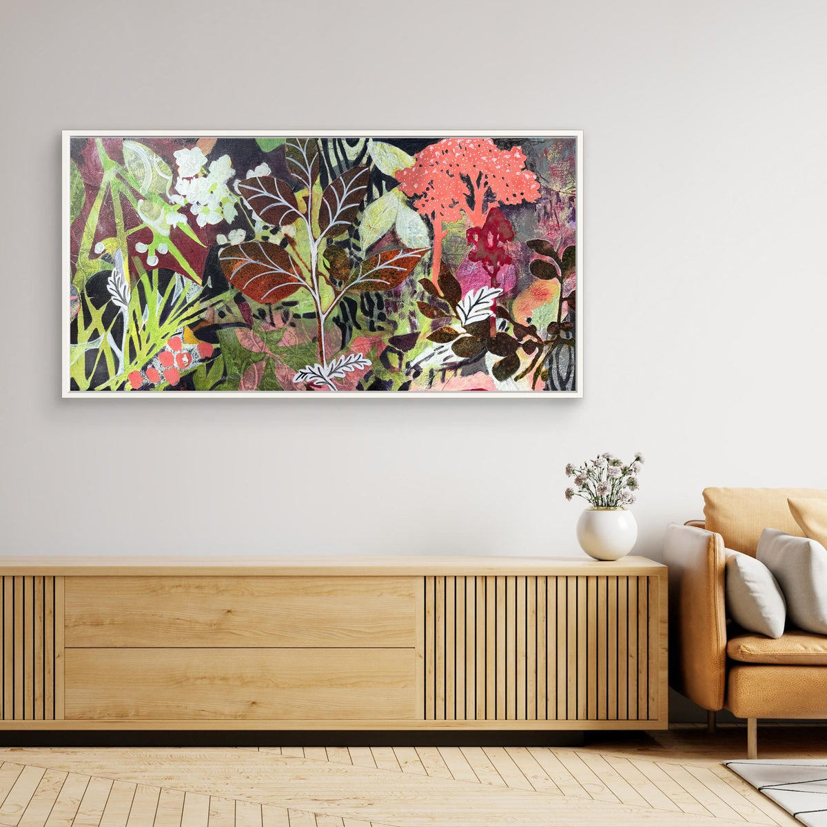 In Amongst the Foliage .Canvas Print