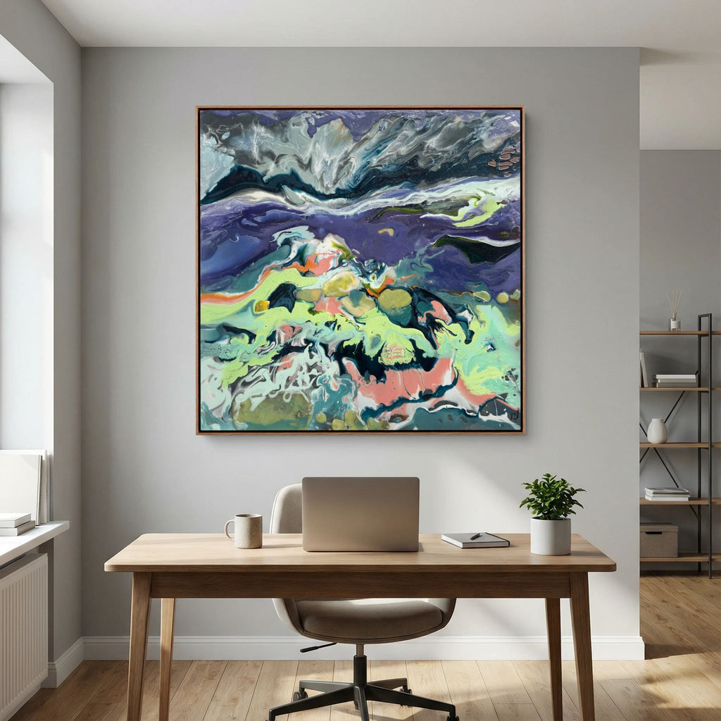 Quarry with Sulphur Rising. Canvas Print