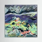Quarry with Sulphur Rising. Canvas Print