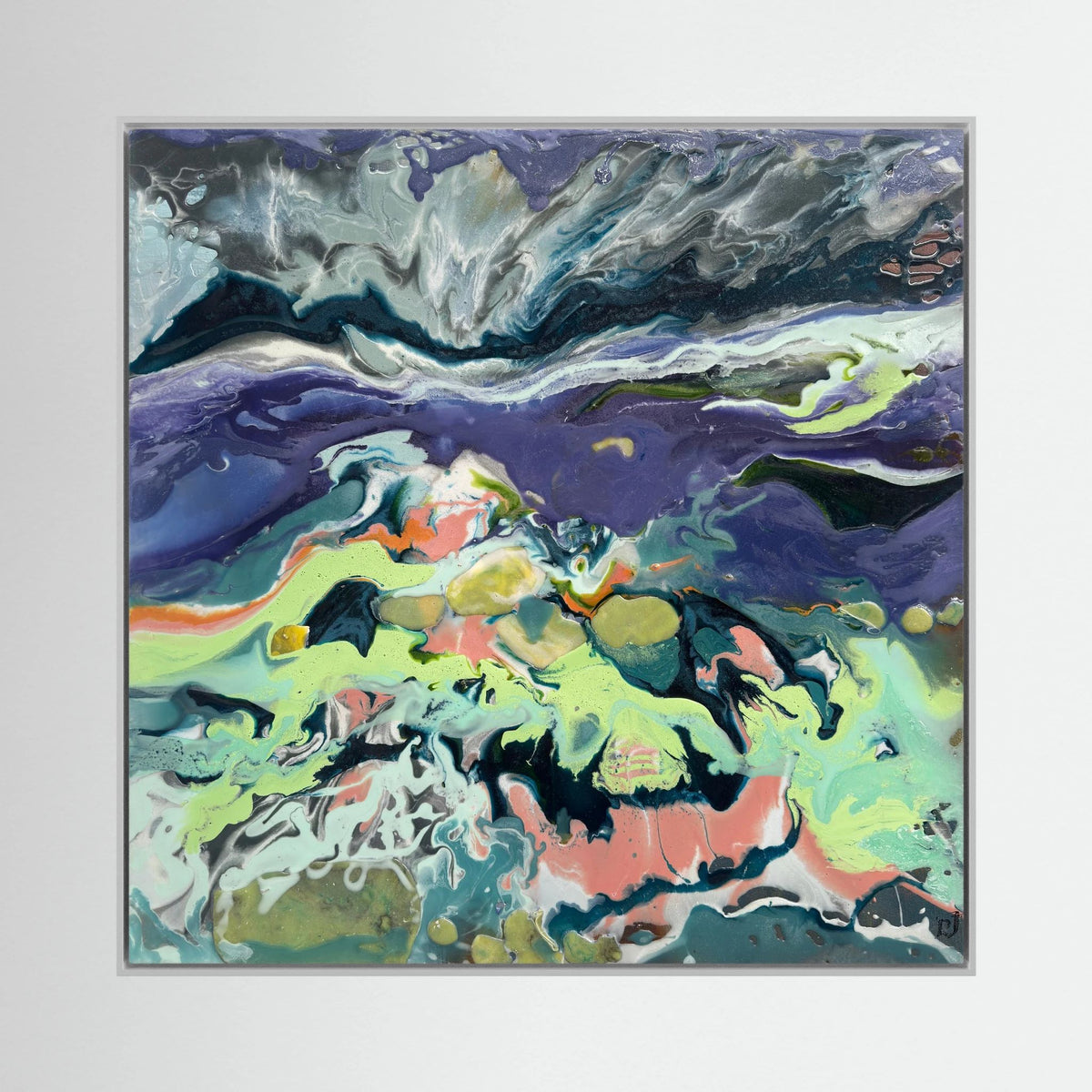 Quarry with Sulphur Rising. Canvas Print