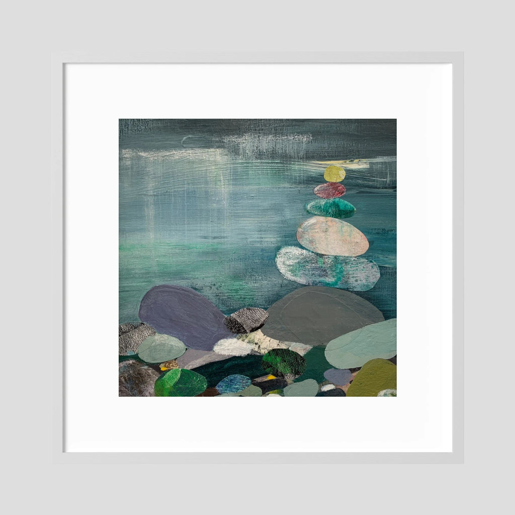 Pebble Pile. Paper Print