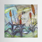 Red Hot Pokers. Canvas Print