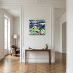Quarry with Sulphur Rising. Canvas Print