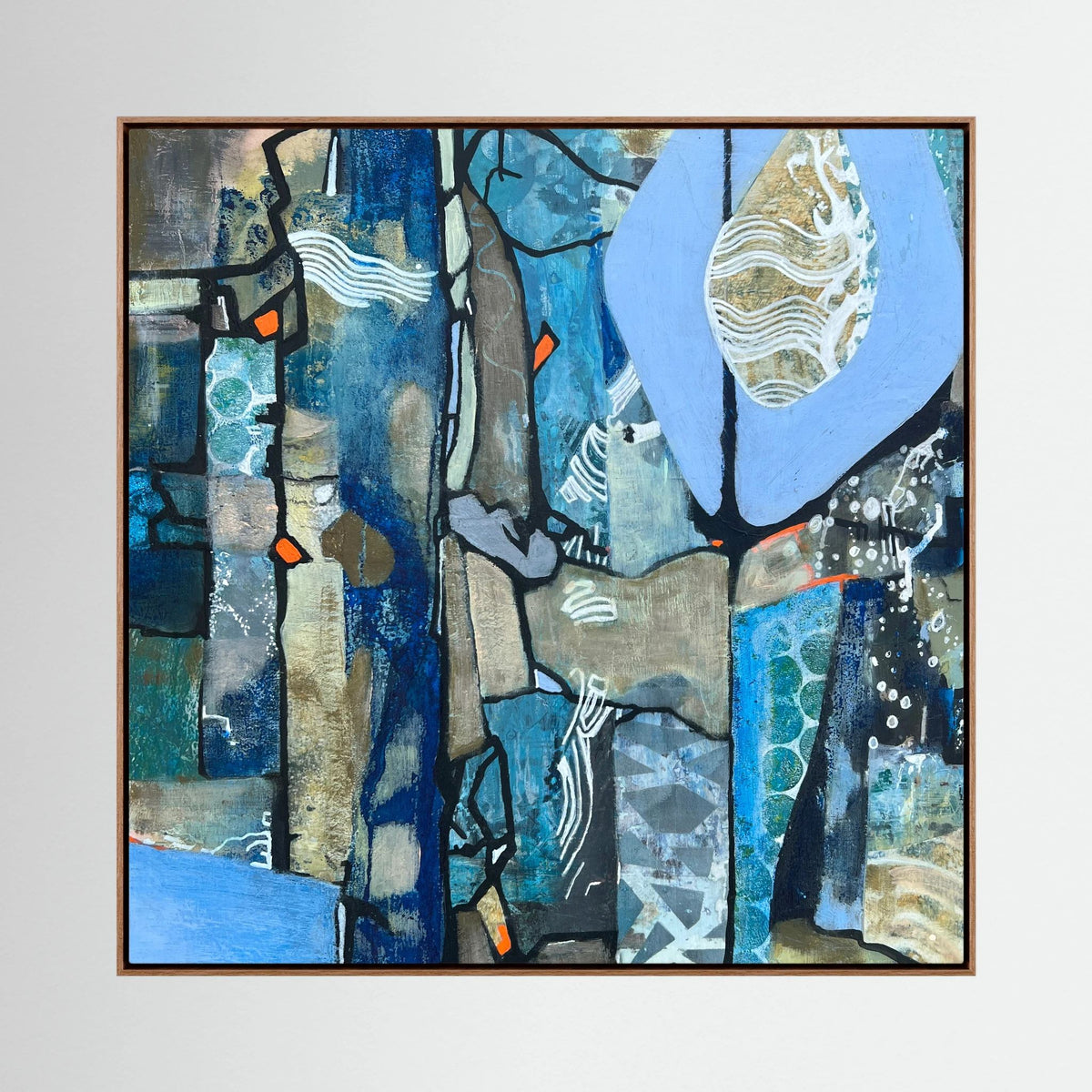 Rock Work. Canvas Print.