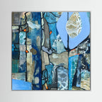 Rock Work. Canvas Print.