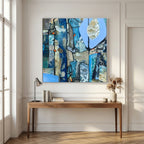 Rock Work. Canvas Print.