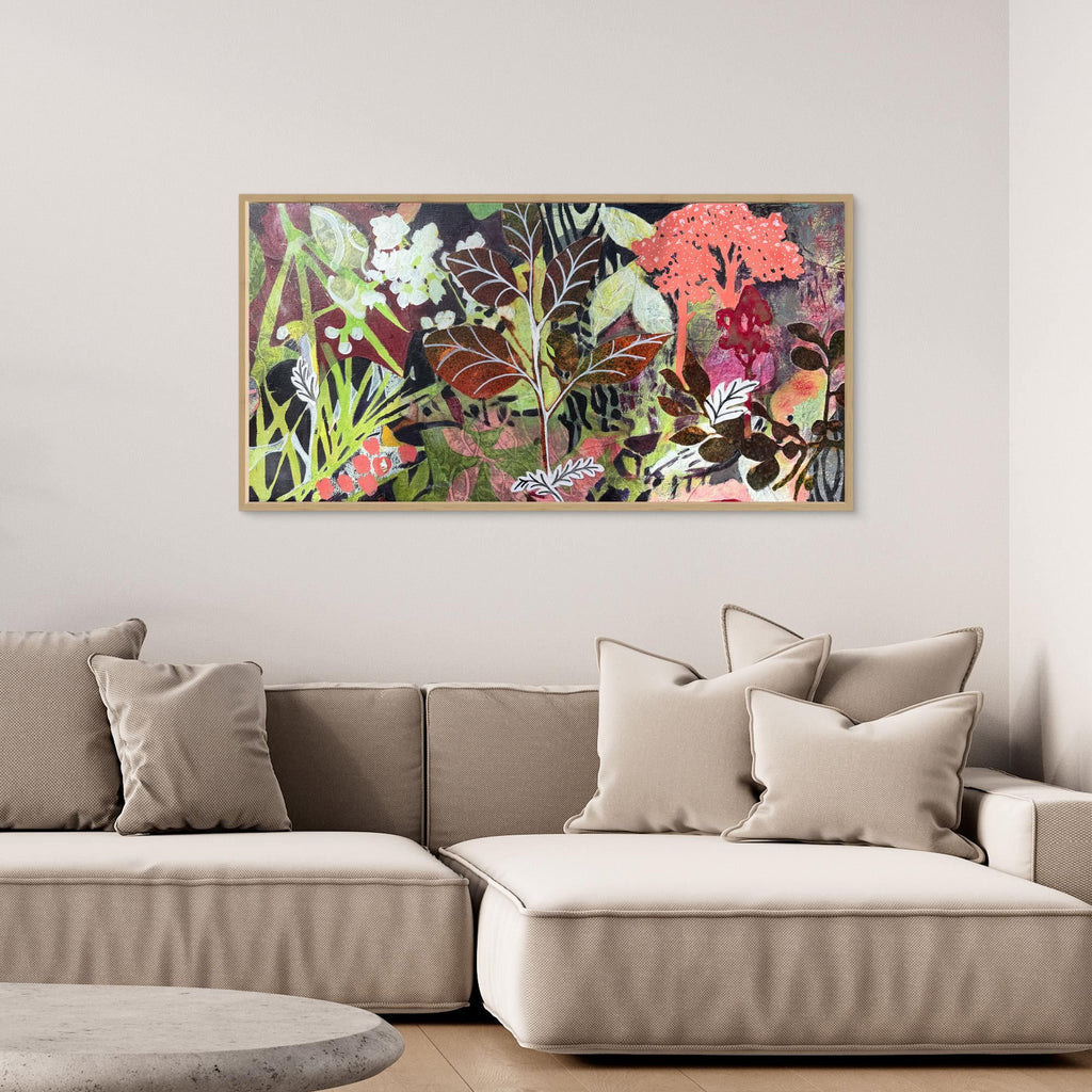 In Amongst the Foliage .Canvas Print