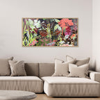 In Amongst the Foliage .Canvas Print