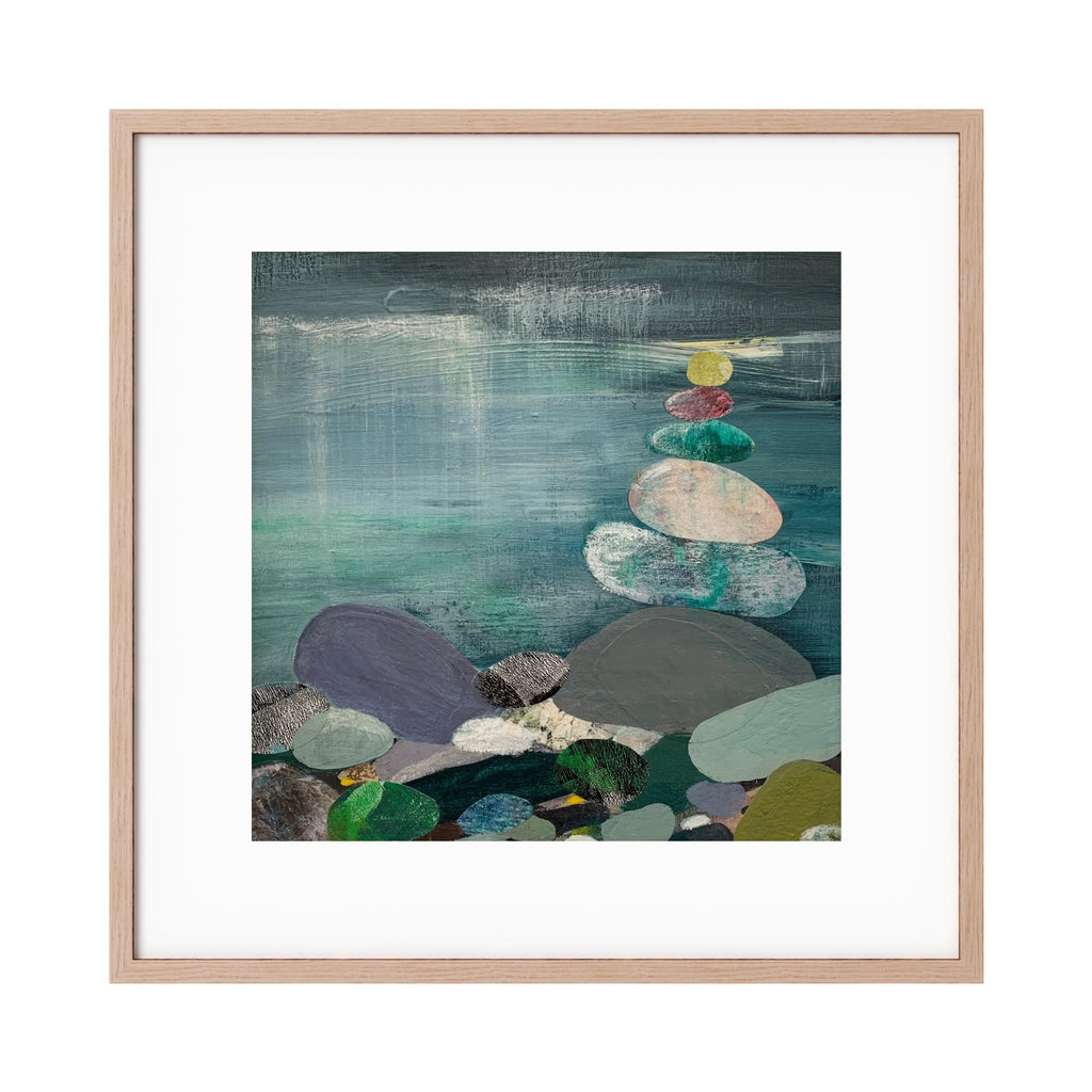 Pebble Pile. Paper Print