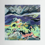 Quarry with Sulphur Rising. Canvas Print