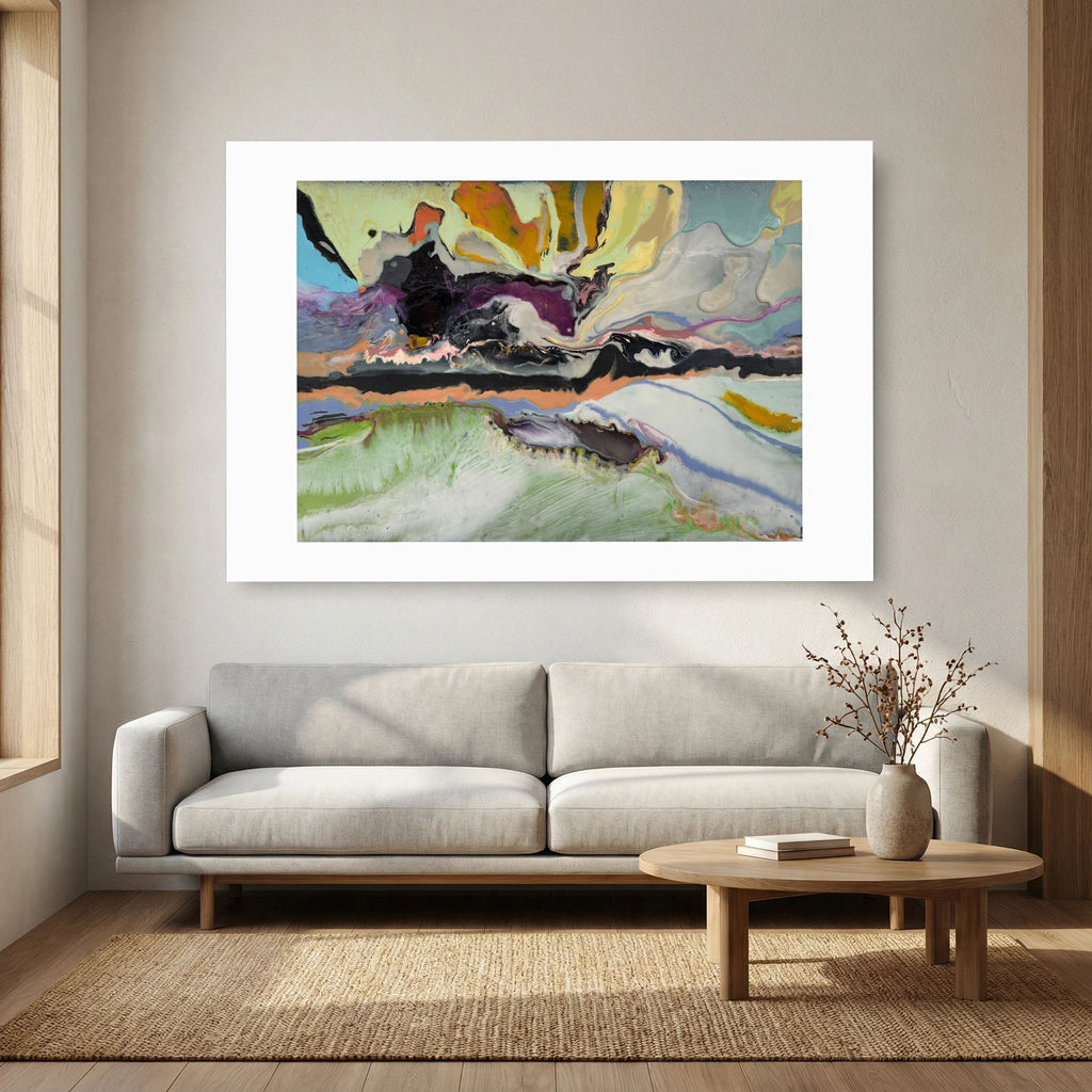 The Quarry, New Zealand. Paper Print .