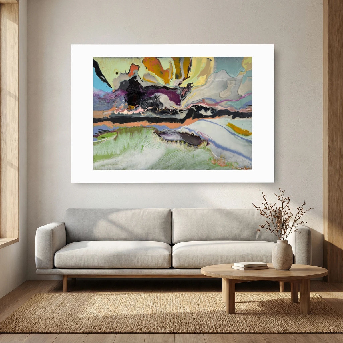 The Quarry, New Zealand. Paper Print .