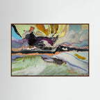 Landscape with Quarry. Paper Print.