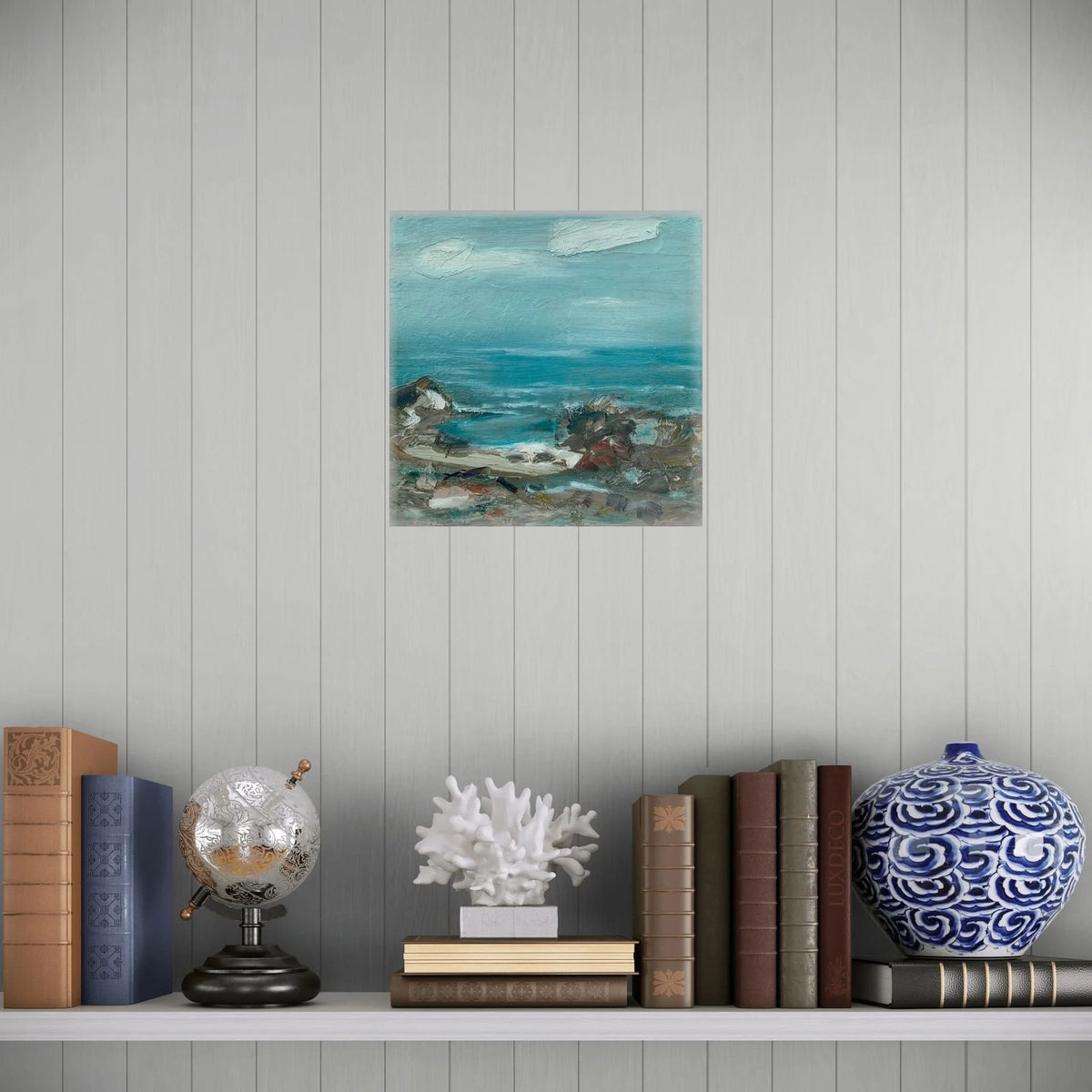 Harbour With Pebbles by Rachel Jeffery