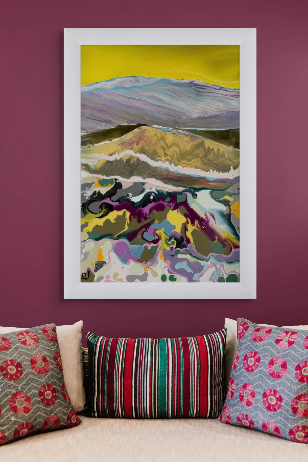 Gorse And Heather by Rachel Jeffery