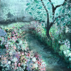 Woodland With Stream by Rachel Jeffery